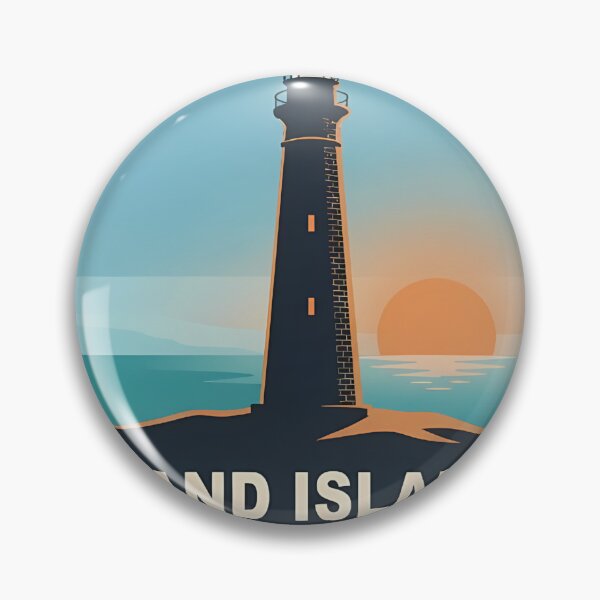 Item preview, Sand Island Lighthouse Dauphin Island Alabama designed and sold by DetourDgn.