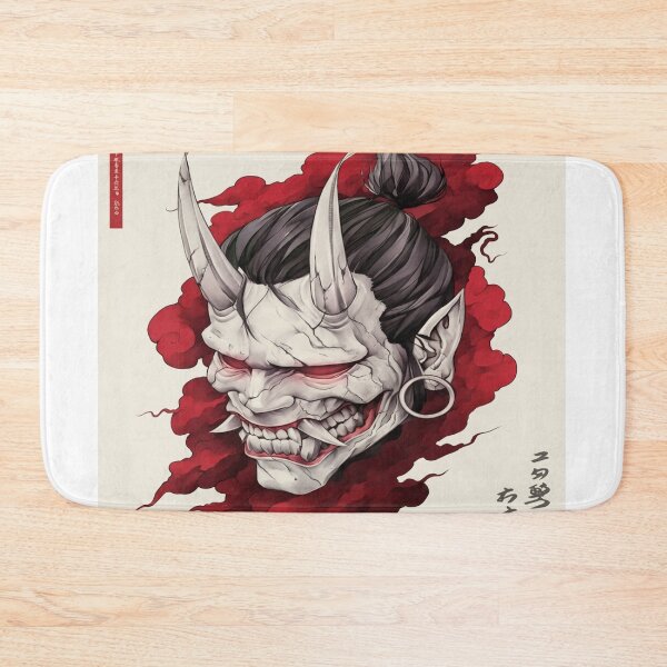 Item preview, White Oni in Crimson Smoke designed and sold by SquareSign.