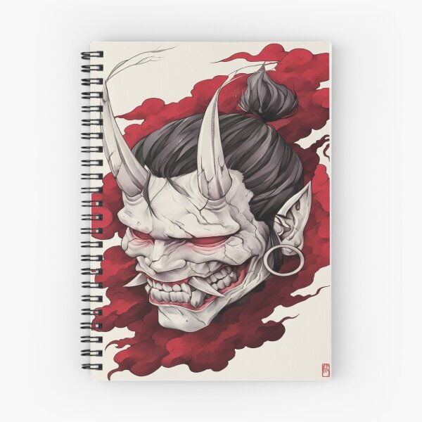 Item preview, White Oni in Crimson Smoke designed and sold by SquareSign.