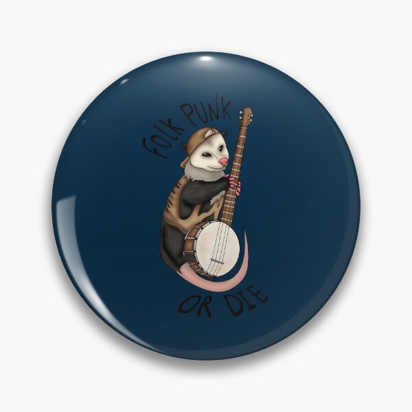 Item preview, Folk Punk Or Die- Banjo Opossum  designed and sold by Kaleighcormack.