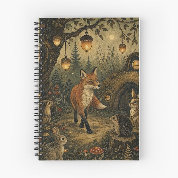 Item preview, Acorn Lantern Walk - Woodland Fox designed and sold by bapupa.