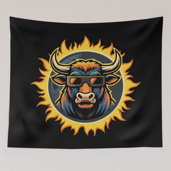 Item preview, Solar Eclipse Bull designed and sold by CARPIO Creations.