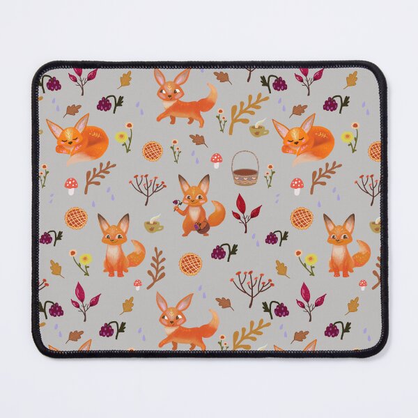 Item preview, Cozy Autumn Fox Woodland Pattern designed and sold by FaliushART.
