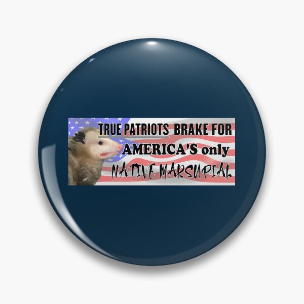 Item preview, Funny Possum Bumper Sticker - I Brake For America'S Only Native Marsupial  designed and sold by Kaleighcormack.
