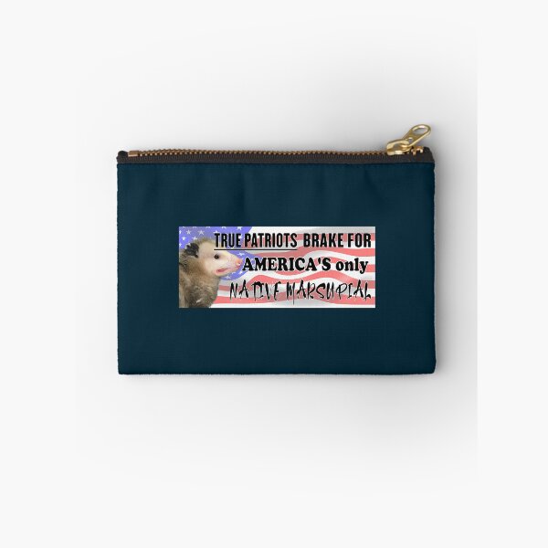 Item preview, Funny Possum Bumper Sticker - I Brake For America'S Only Native Marsupial  designed and sold by Kaleighcormack.