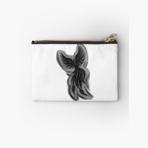 Item preview, Dark Ash Phoenix - Smoky Grey Firebird Tattoo Art designed and sold by URSM.