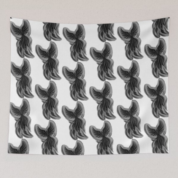 Item preview, Dark Ash Phoenix - Smoky Grey Firebird Tattoo Art designed and sold by URSM.