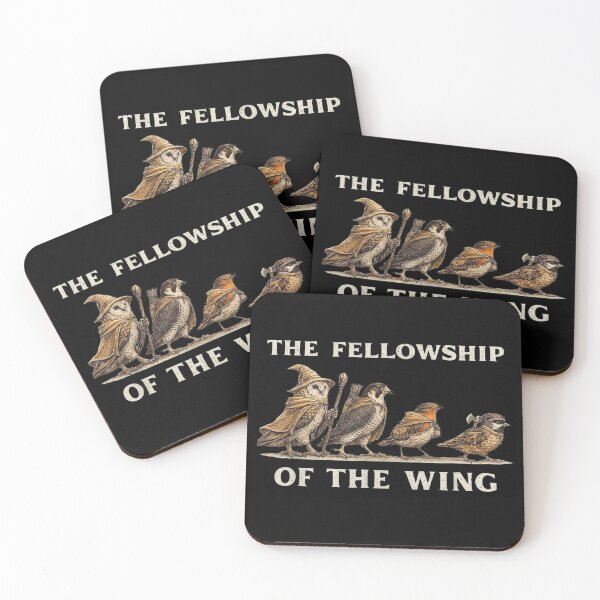 Item preview, Cute Fantasy Birds Fellowship Parody Art Gift For Bird Lovers And Gamers designed and sold by Phil Ben.