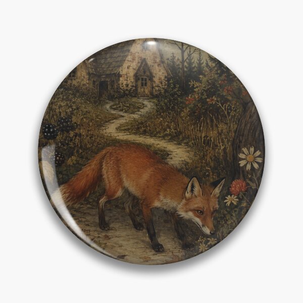 Item preview, Bramble Path - Woodland Fox designed and sold by bapupa.