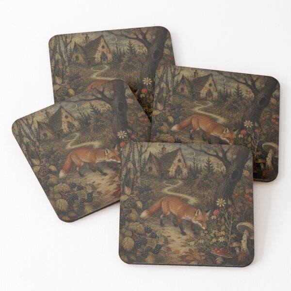 Item preview, Bramble Path - Woodland Fox designed and sold by bapupa.