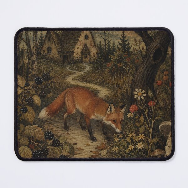 Item preview, Bramble Path - Woodland Fox designed and sold by bapupa.