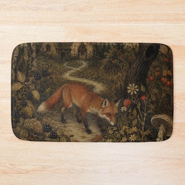 Item preview, Bramble Path - Woodland Fox designed and sold by bapupa.