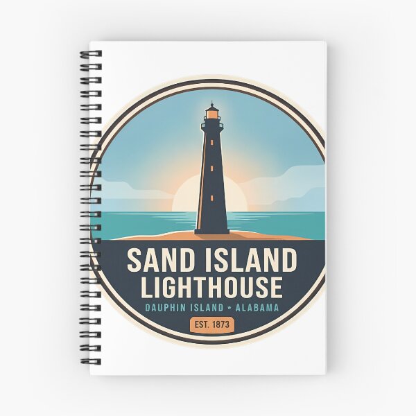 Item preview, Sand Island Lighthouse Dauphin Island Alabama designed and sold by DetourDgn.