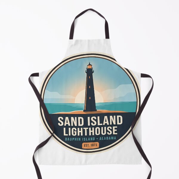 Item preview, Sand Island Lighthouse Dauphin Island Alabama designed and sold by DetourDgn.