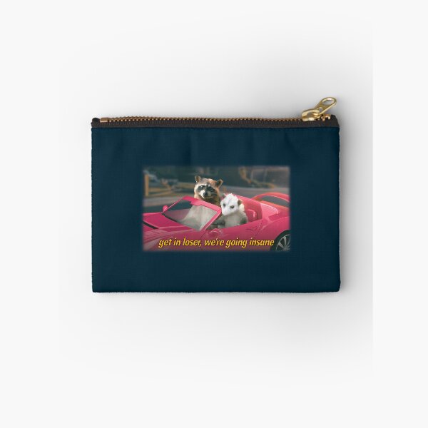 Item preview, Get In Loser We'Re Going Insane Raccoon Possum Word Art - Film Quote Version  designed and sold by Kaleighcormack.