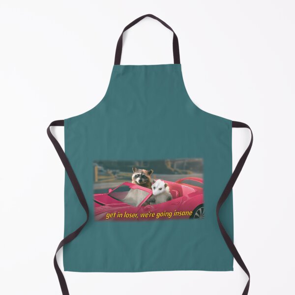 Item preview, Get In Loser We'Re Going Insane Raccoon Possum Word Art - Film Quote Version designed and sold by Kaleighcormack.
