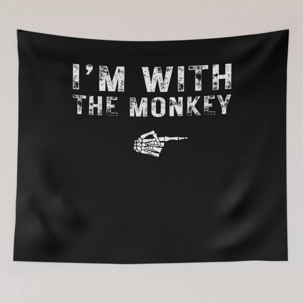 Item preview, I'm With The MONKEY Matching Couple Halloween designed and sold by mdmahabubur.