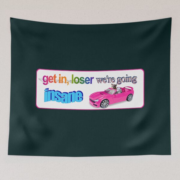 Item preview, Get In Loser We'Re Going Insane Raccoon Possum Word Art designed and sold by Kaleighcormack.