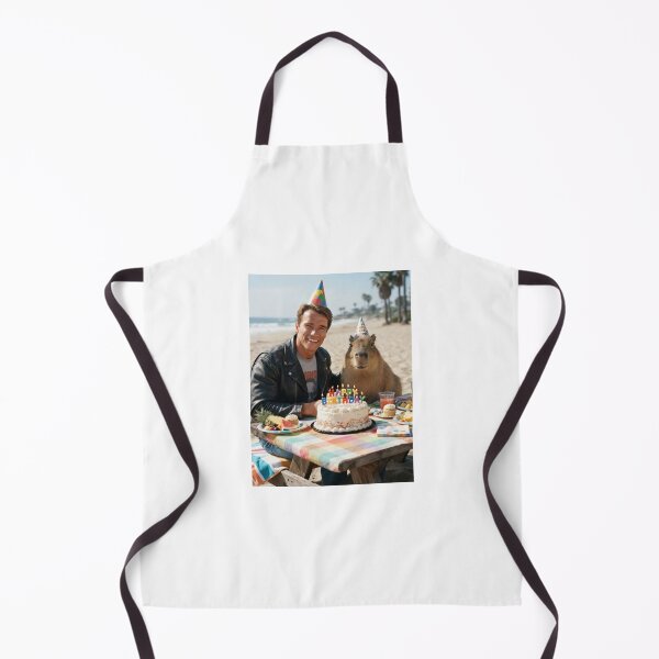 Item preview, arnold schwarzenegger  capybara beach capybaras animal pet nature meme memes funny parody christmas birthday  designed and sold by CheeseBlueprint.