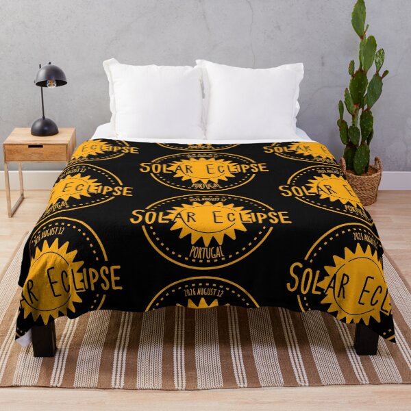Item preview, Portugal 2026 august 12 Solar Eclipse orange color design designed and sold by EmeraldeaArt.