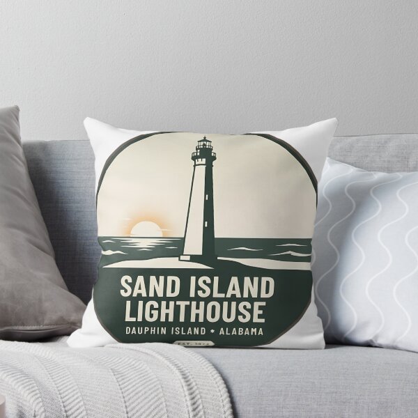 Aperçu de l'œuvre Phare de Sand Island, île Dauphin, Alabama créée et vendue par DetourDgn.