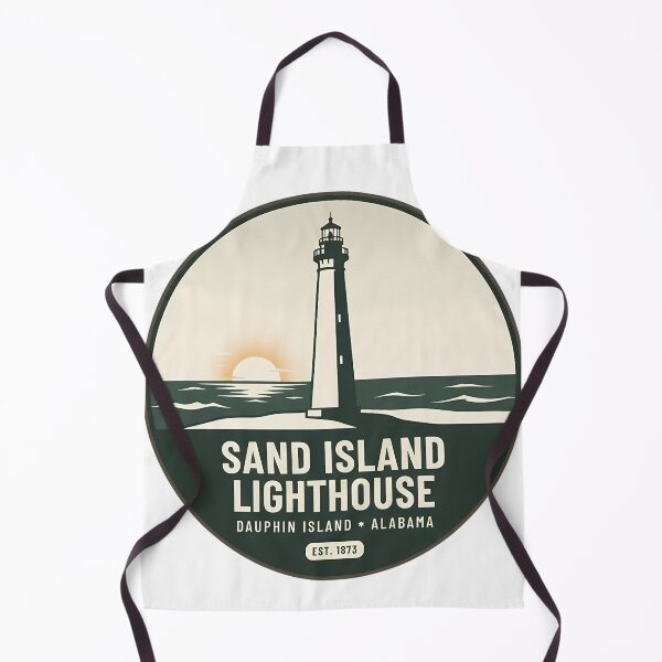 Item preview, Sand Island Lighthouse Dauphin Island Alabama designed and sold by DetourDgn.