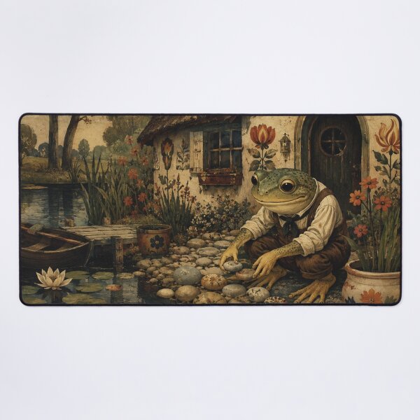 Item preview, Pondside Cottage - Cottage Woodland Frog designed and sold by bapupa.
