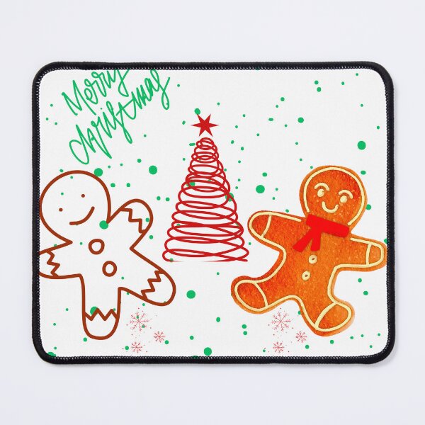 Item preview, Cute Christmas Gingerbread Man and Tree Pattern. designed and sold by DodoCraft3.