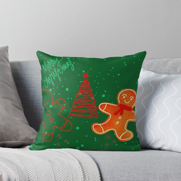 Item preview, Cute Christmas Gingerbread Man and Tree Pattern.  designed and sold by DodoCraft3.