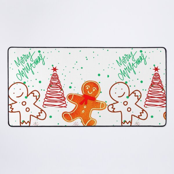 Item preview, Cute Christmas Gingerbread Man and Tree Pattern. designed and sold by DodoCraft3.