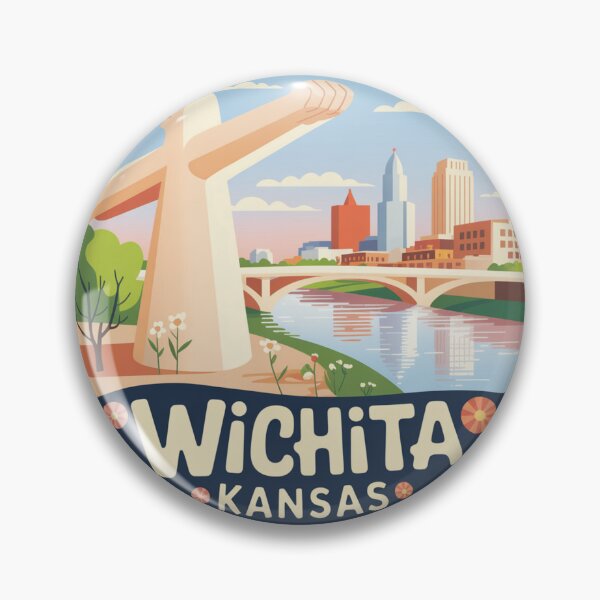 Item preview, Wichita, KS | Spring Cityscape designed and sold by CircinusStore.