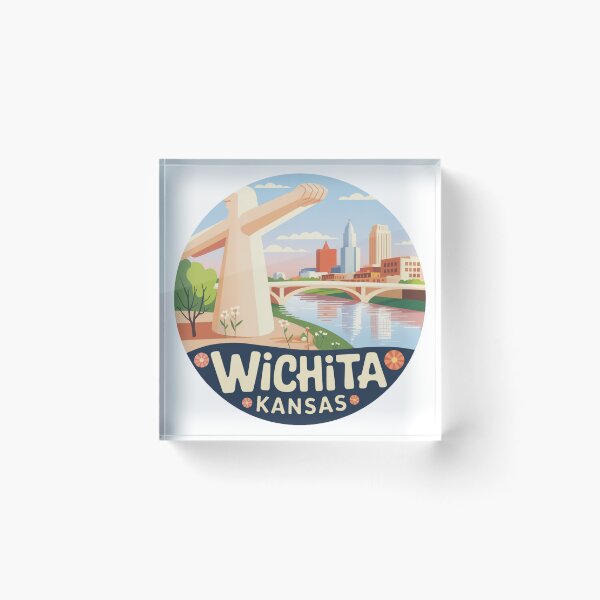 Item preview, Wichita, KS | Spring Cityscape designed and sold by CircinusStore.