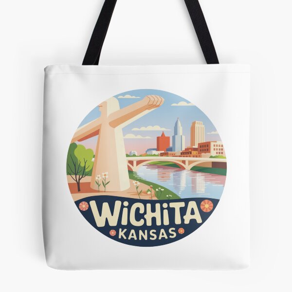 Item preview, Wichita, KS | Spring Cityscape designed and sold by CircinusStore.