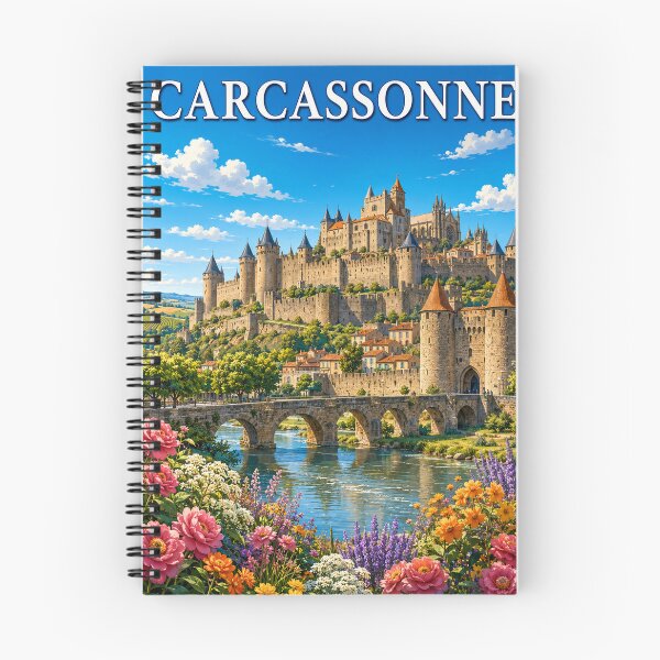 Item preview, Carcassonne, the fortified medieval city designed and sold by Pixel Otaku Gallery.
