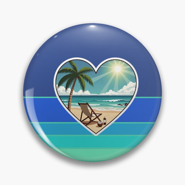 Item preview, Tropical Beach Palm Tree and Retro Sun Stripes Vintage Beach Vibes designed and sold by Beachy.