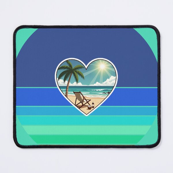 Item preview, Tropical Beach Palm Tree and Retro Sun Stripes Vintage Beach Vibes designed and sold by Beachy.