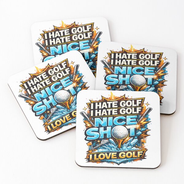 Item preview, I Hate Golf Nice Shot I Love Golf Funny Golfer designed and sold by ZIGLWORKS.