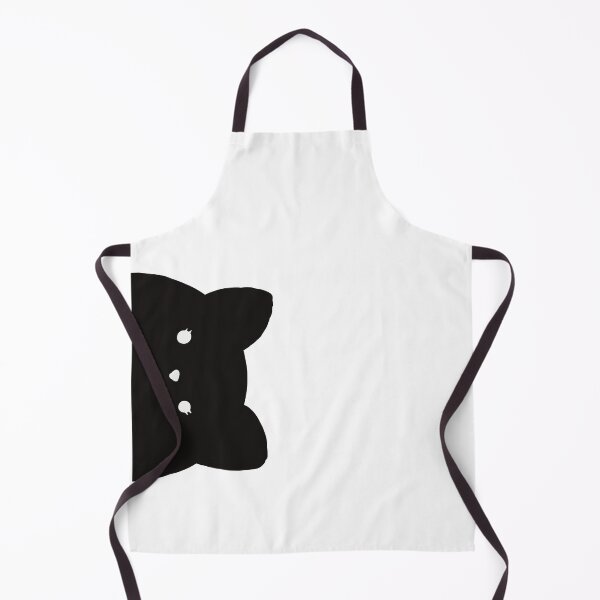 Item preview, Cute black cat peeking out from the side designed and sold by OndewByMaria.