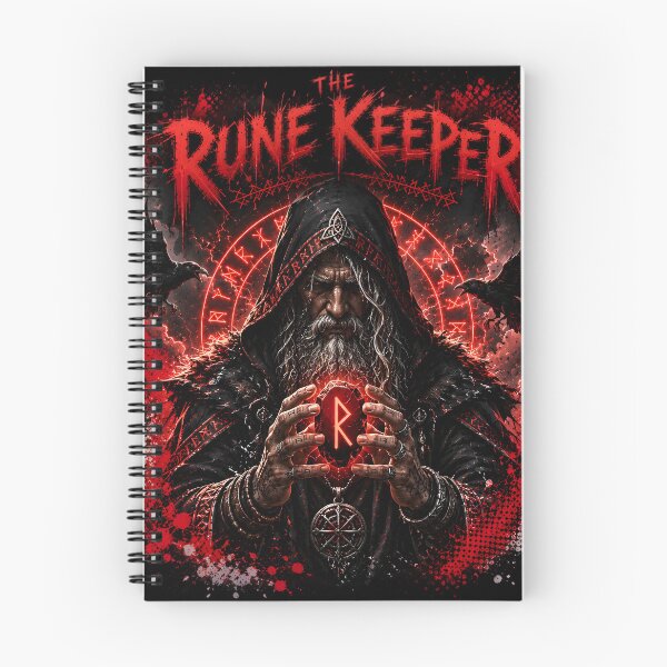 Item preview, The Rune Keeper – Keeper of Ancient Knowledge designed and sold by Bizon2910.