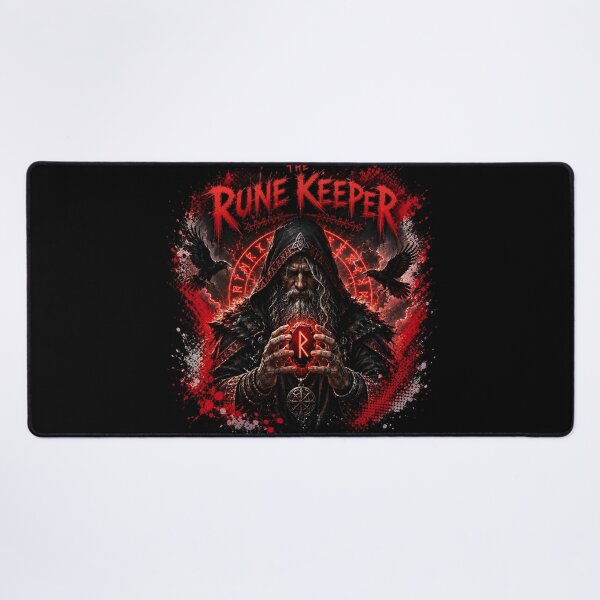 Item preview, The Rune Keeper – Keeper of Ancient Knowledge designed and sold by Bizon2910.