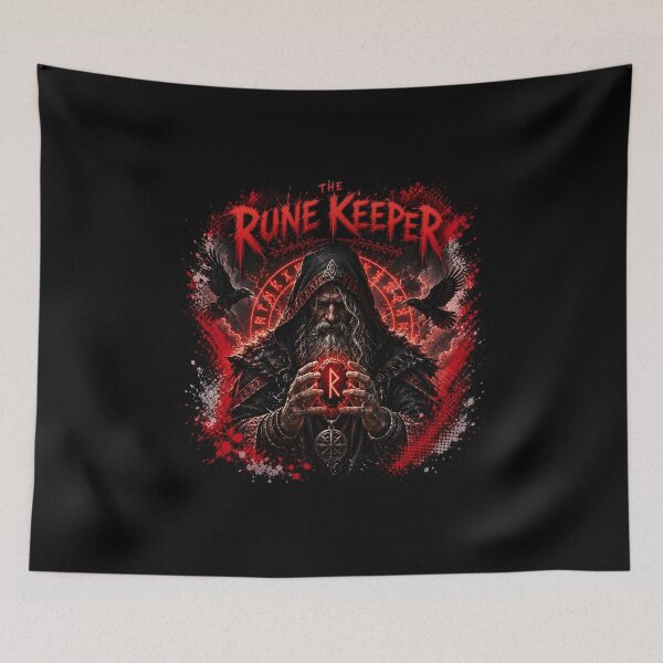 Item preview, The Rune Keeper – Keeper of Ancient Knowledge designed and sold by Bizon2910.