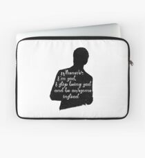 Whenever I'm sad, I stop being sad and be awesome instead Laptop Sleeve