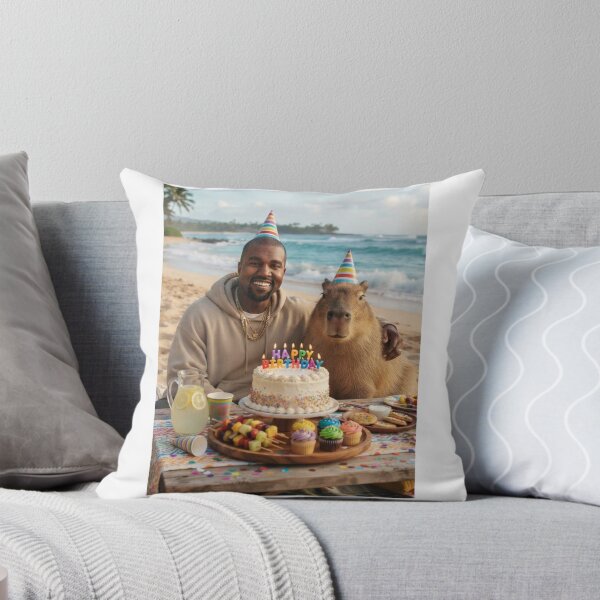 Item preview, Kanye west capybara beach capybaras animal pet nature meme memes funny parody christmas birthday  designed and sold by CheeseBlueprint.