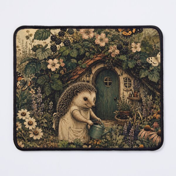Item preview, Blackberry Cottage - Woodland Hedgehog designed and sold by bapupa.