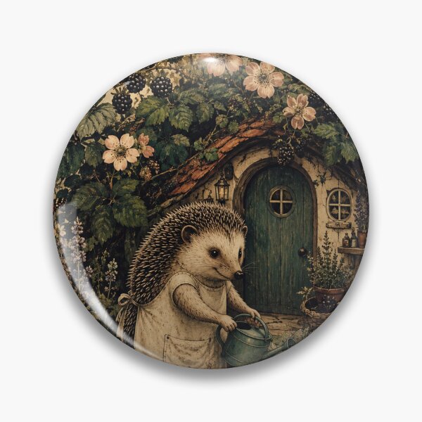 Item preview, Blackberry Cottage - Woodland Hedgehog designed and sold by bapupa.