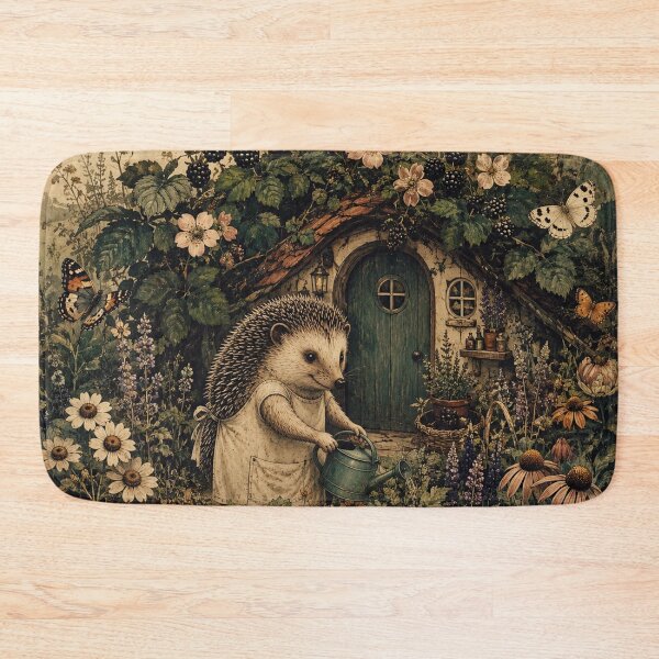 Item preview, Blackberry Cottage - Woodland Hedgehog designed and sold by bapupa.
