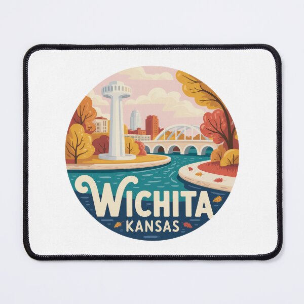 Item preview, Wichita, KS | Autumn River designed and sold by CircinusStore.