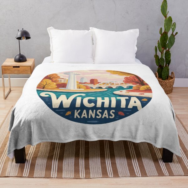 Item preview, Wichita, KS | Autumn River designed and sold by CircinusStore.