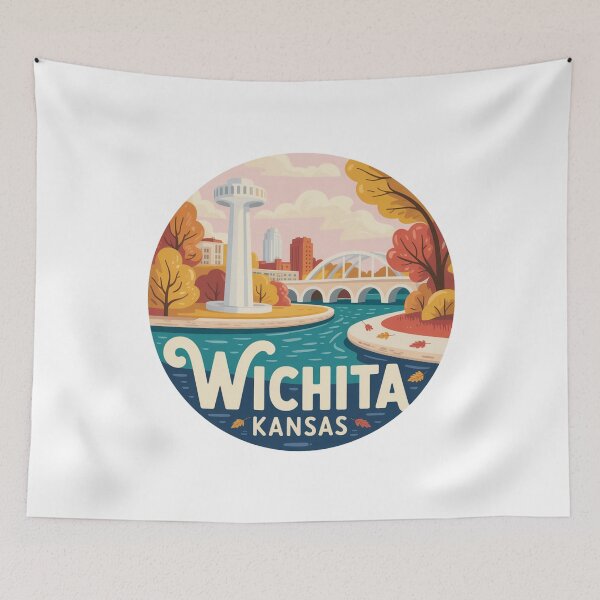 Item preview, Wichita, KS | Autumn River designed and sold by CircinusStore.