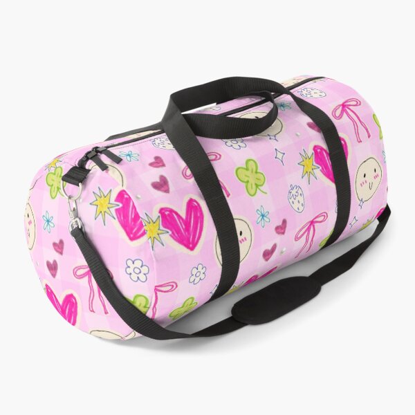 Item preview, Pink Doodle Hearts Y2K Seamless Pattern designed and sold by jianina-alondra.